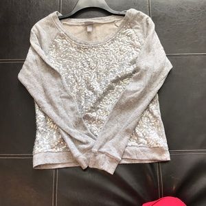 Sweater with sequins